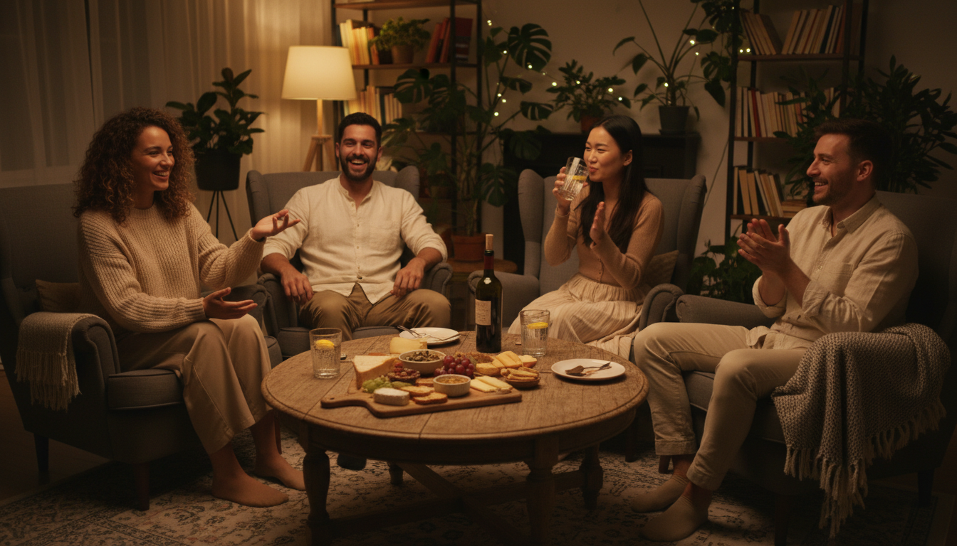 Abende mit Freunden gestalten: ohne viel Aufwand