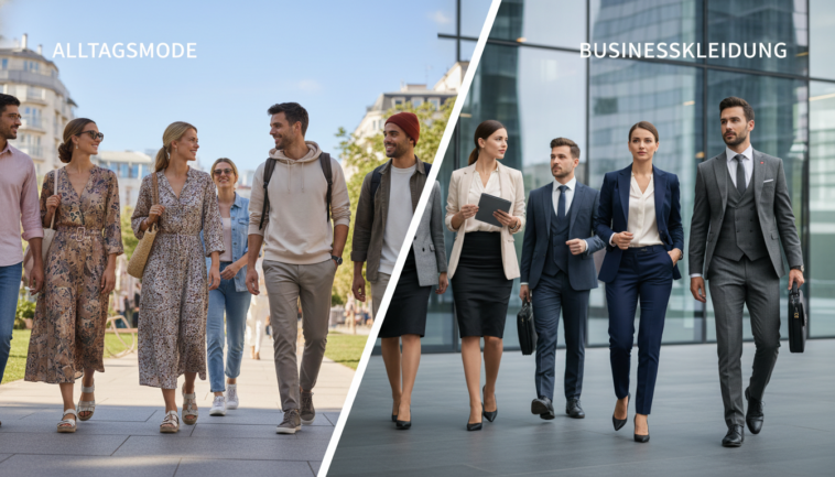 Alltagsmode vs. Businesskleidung: klare Unterschiede erkennen