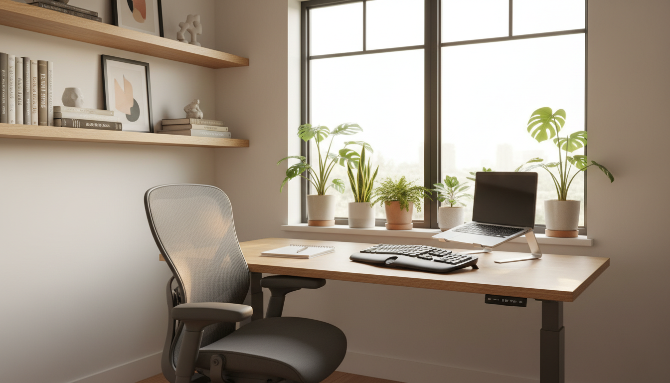 Arbeitsplatz zu Hause: Ergonomie im Wohnraum