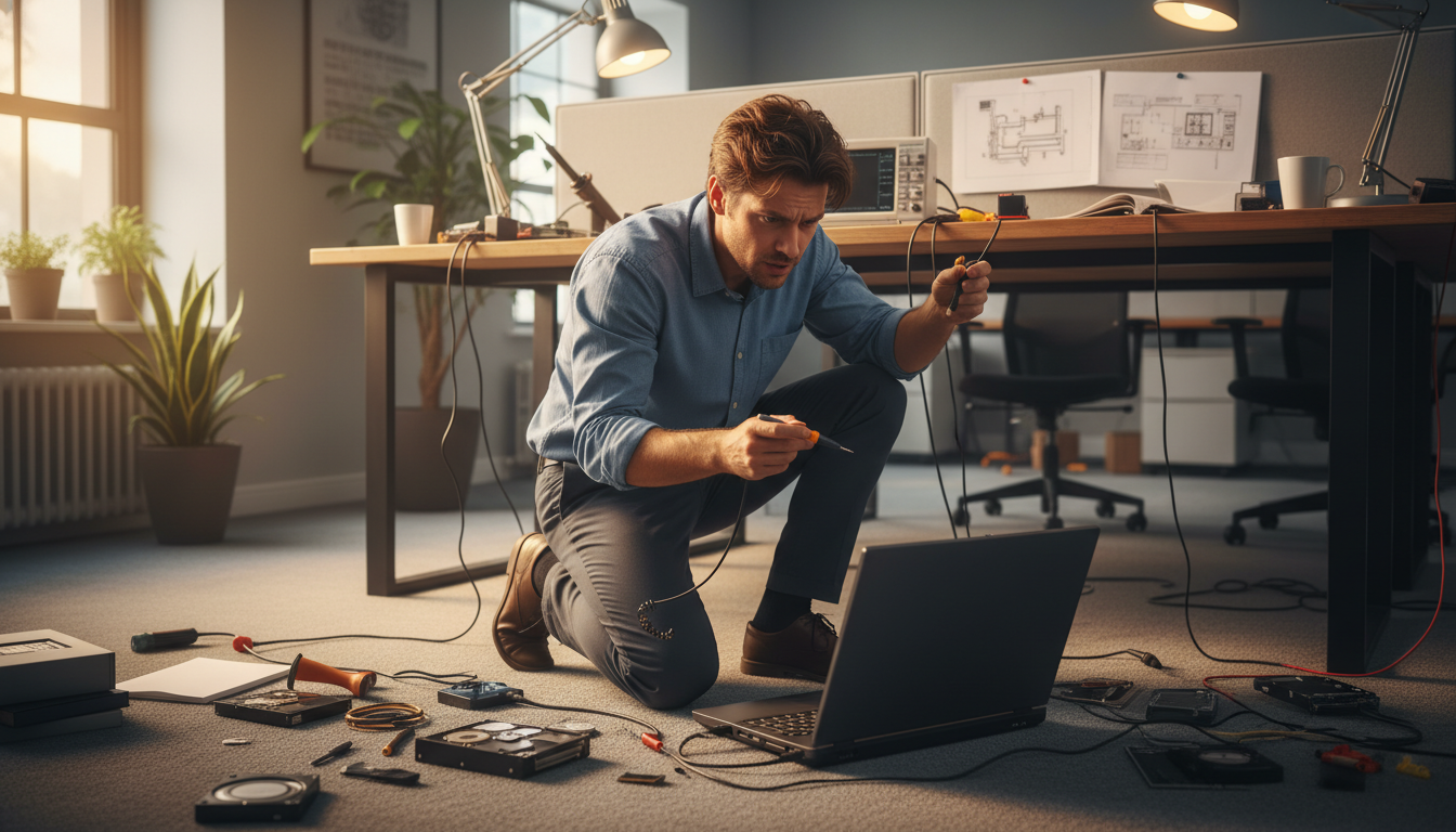 Computer startet nicht: erste Schritte vor dem Reparaturdienst