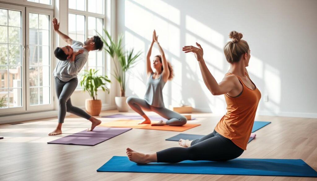 Dehnübungen zur Förderung der Beweglichkeit