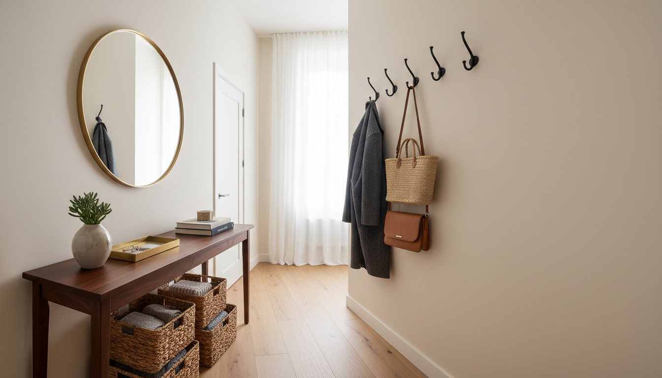 Flur gestalten: Ordnung trotz wenig Platz ermöglichen
