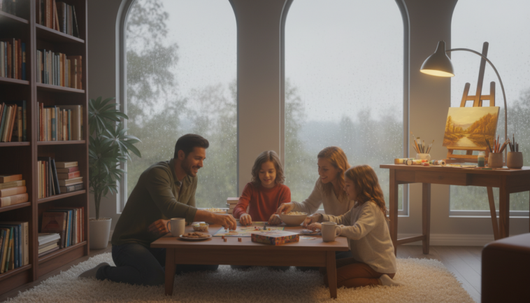 Freizeit bei schlechtem Wetter: Alternativen für zu Hause