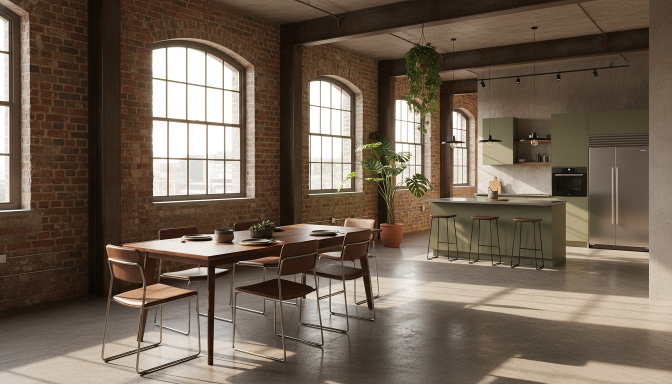 Industrial Stil: Materialien und Farben gezielt einsetzen