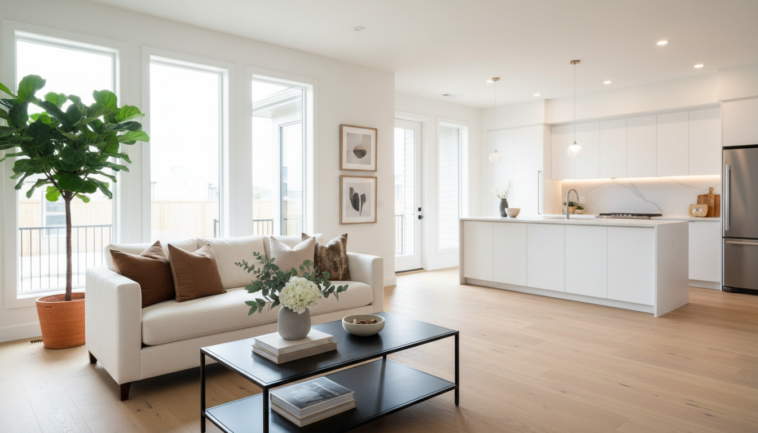 Neubau einrichten: Atmosphäre trotz klarer Linien schaffen