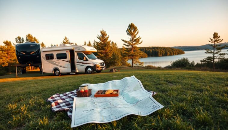 Reisen mit dem Wohnmobil: Stellplätze und Routen realistisch planen