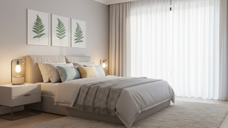 Schlafzimmer gestalten: Einfluss von Farben und Licht