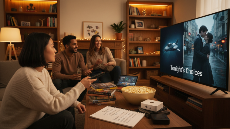 Serien, Filme oder nichts: wie man sich schneller entscheidet