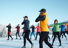 Sport bei Kälte: wie Aufwärmen und Kleidung Verletzungen vorbeugen
