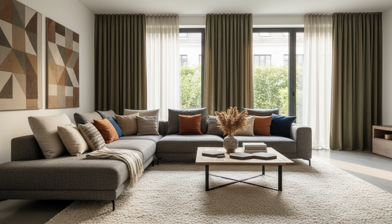 Textilien im Wohnraum: akustische Wirkung berücksichtigen