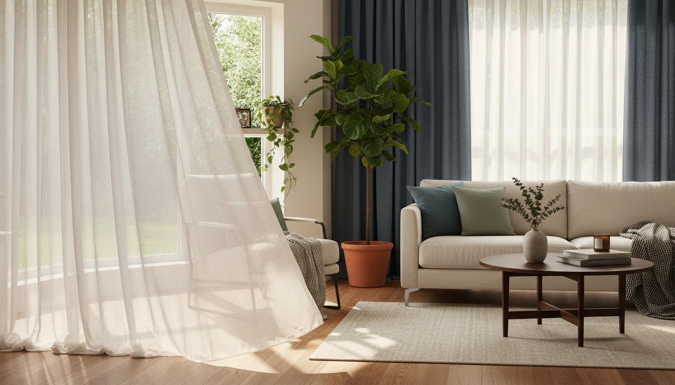 Vorhänge und Gardinen: Lichtsteuerung und Privatsphäre