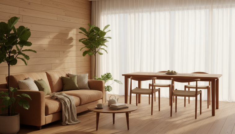 Wohnen mit Holz: Wirkung auf Raumklima