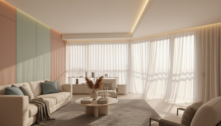 Wohnung optisch vergrößern: Licht und Farben einsetzen