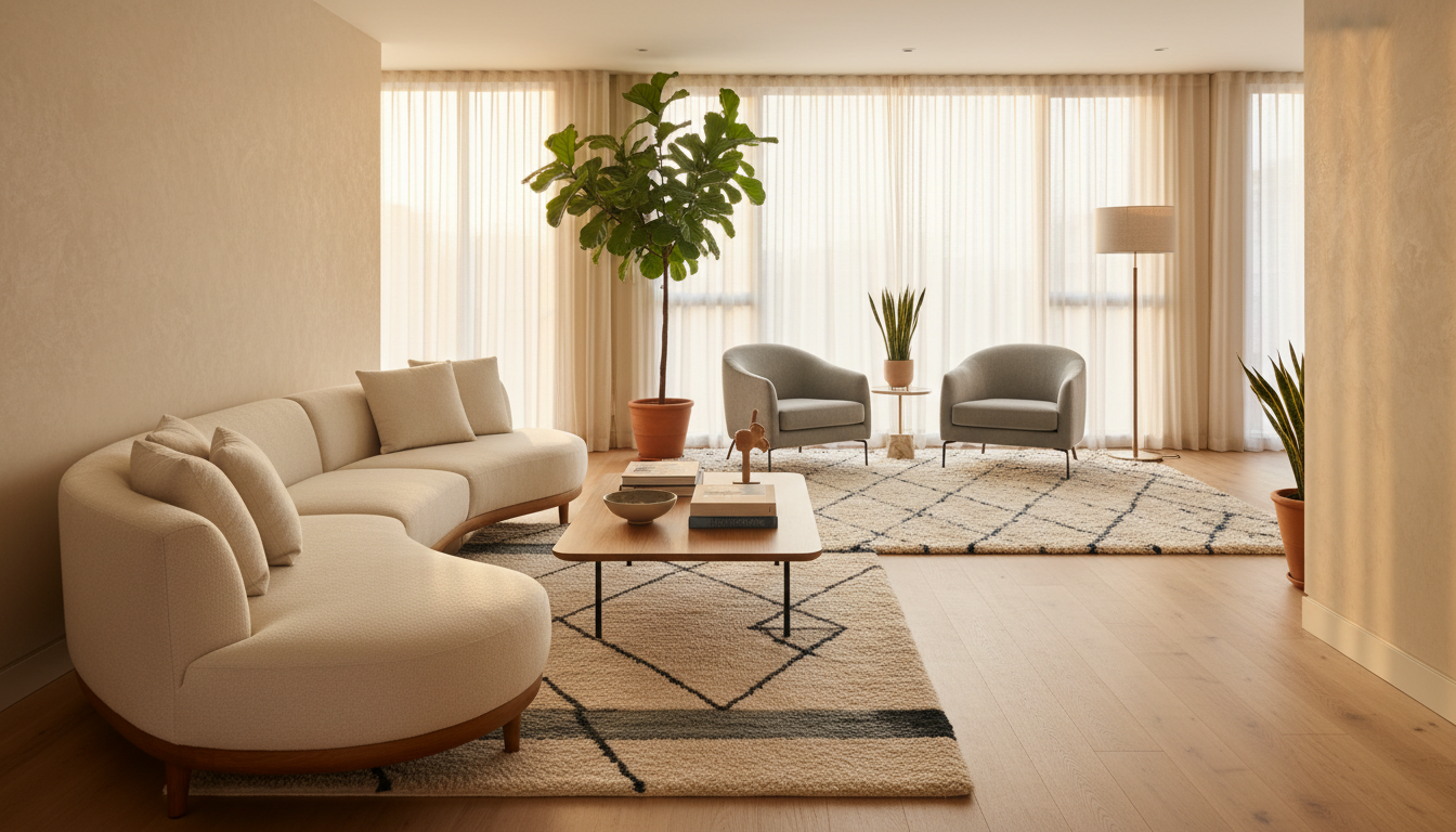 Wohnzimmer einrichten: Sitzordnung und Laufwege planen