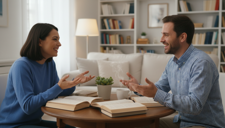 Zu zweit unterhalten ohne Bildschirm: einfache Alternativen