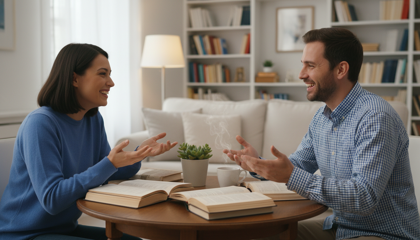 Zu zweit unterhalten ohne Bildschirm: einfache Alternativen